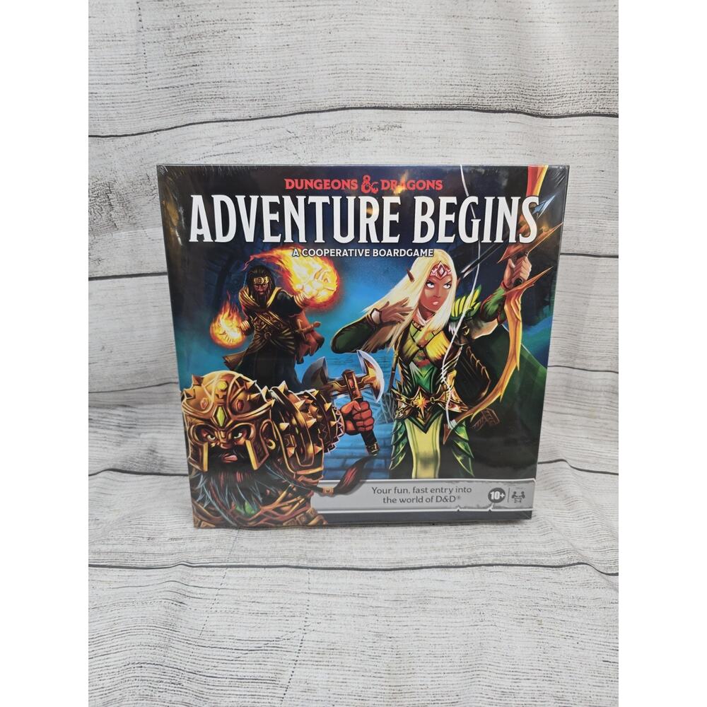 Dungeons & Dragons Adventure Begins, Cooperative Fantasy Board Game Complete